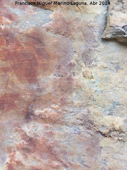 Pinturas rupestres de La Batanera I - Pinturas rupestres de La Batanera I. Antropomorfo figura 14