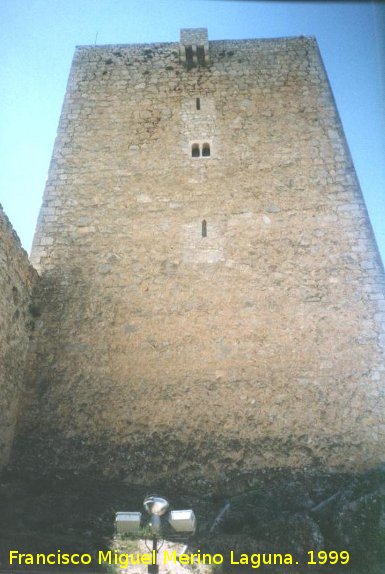 Castillo Nuevo de Santa Catalina. Torre del Homenaje - Castillo Nuevo de Santa Catalina. Torre del Homenaje. Lado norte