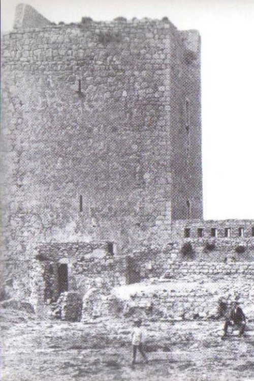 Castillo Nuevo de Santa Catalina. Torre del Homenaje - Castillo Nuevo de Santa Catalina. Torre del Homenaje. Foto antigua
