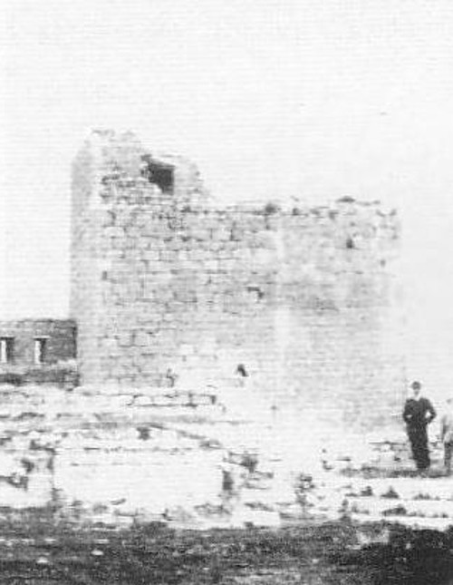 Castillo Nuevo de Santa Catalina. Torre de las Damas - Castillo Nuevo de Santa Catalina. Torre de las Damas. 1910