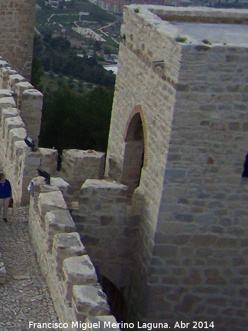 Castillo Nuevo de Santa Catalina. Torre Albarrana - Castillo Nuevo de Santa Catalina. Torre Albarrana. Acceso a la torre