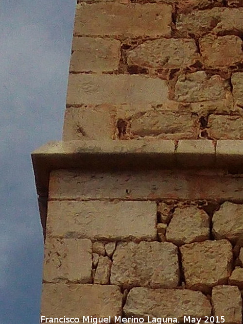 Castillo Nuevo de Santa Catalina. Torre de las Troneras - Castillo Nuevo de Santa Catalina. Torre de las Troneras. Estrellas mudjares VII y VIII