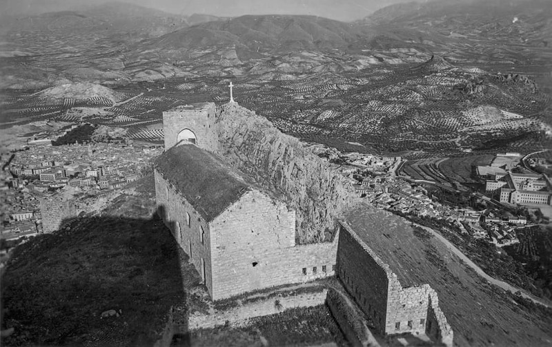 Castillo Nuevo de Santa Catalina. Hospital - Castillo Nuevo de Santa Catalina. Hospital. Foto antigua