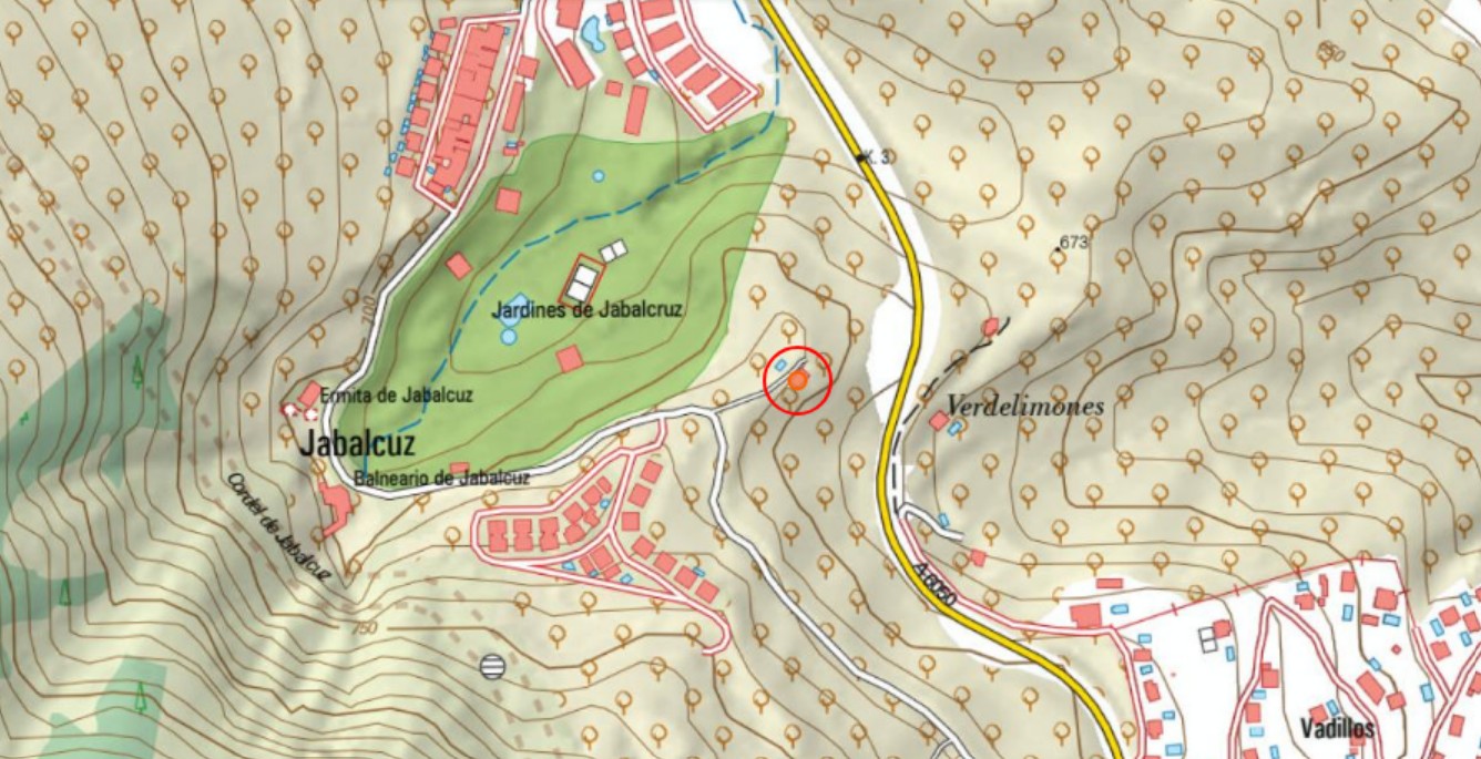 Caser�a de la Encina - Caser�a de la Encina. Mapa