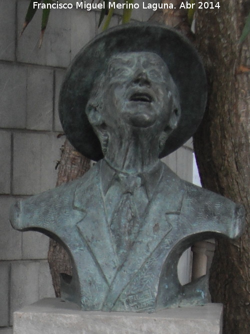 Monumento a Juanito Valderrama - Monumento a Juanito Valderrama. Busto