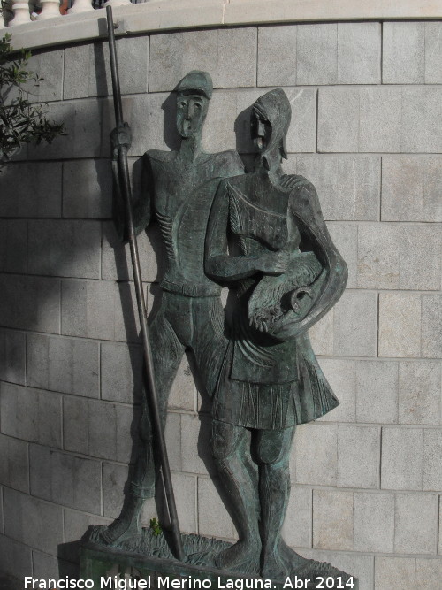 Monumento del II Centenario de Torredelcampo - Monumento del II Centenario de Torredelcampo. Aceituneros