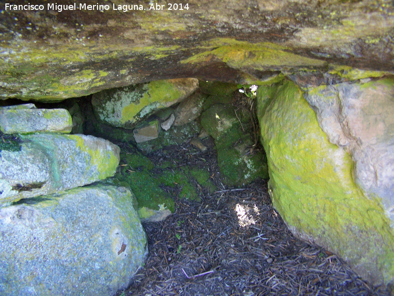 Dolmen del Encinarejo - Dolmen del Encinarejo. Cmara