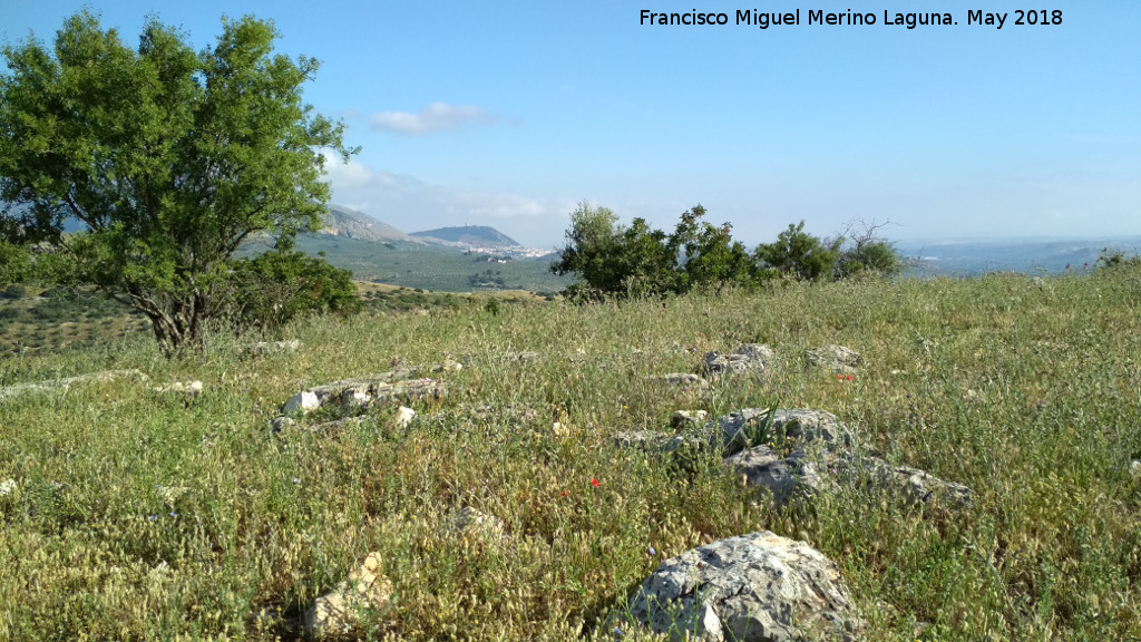 Poblado prehistrico del Cerro Veleta - Poblado prehistrico del Cerro Veleta. Meseta