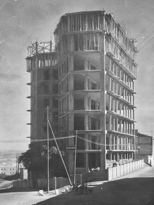 Edificio Torre de Jan - Edificio Torre de Jan. Foto antigua. En construccin