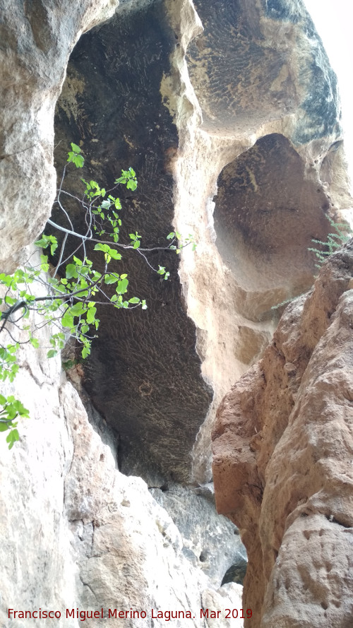 Oratorio visigodo de Giribaile. Celdas - Oratorio visigodo de Giribaile. Celdas. Habitculos altos