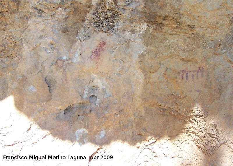 Pinturas rupestres del Abrigo del Almendro - Pinturas rupestres del Abrigo del Almendro. Pinturas