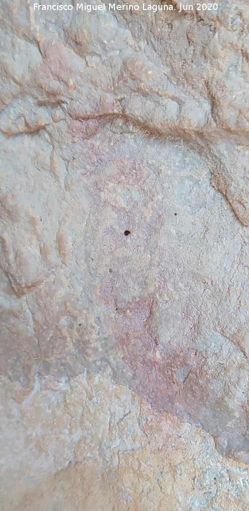 Pinturas rupestres del Abrigo del Almendro - Pinturas rupestres del Abrigo del Almendro. Barra de la izquierda