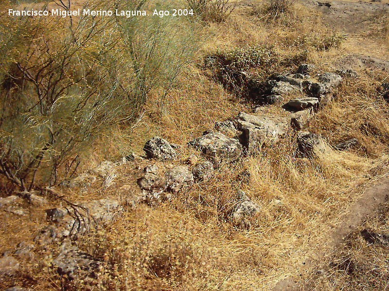 Oppidum de Giribaile. Viviendas - Oppidum de Giribaile. Viviendas. Muros