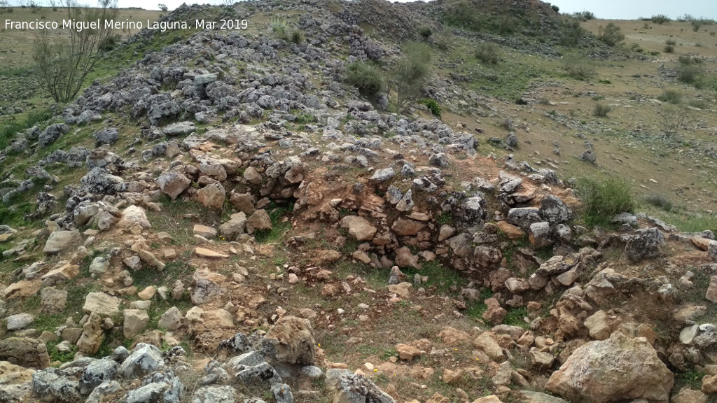 Oppidum de Giribaile. Gran Muralla - Oppidum de Giribaile. Gran Muralla. Cata arqueolgica