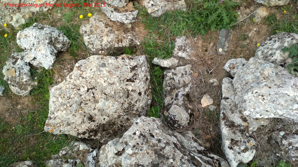 Oppidum de Giribaile. Gran Muralla - Oppidum de Giribaile. Gran Muralla. Detalle