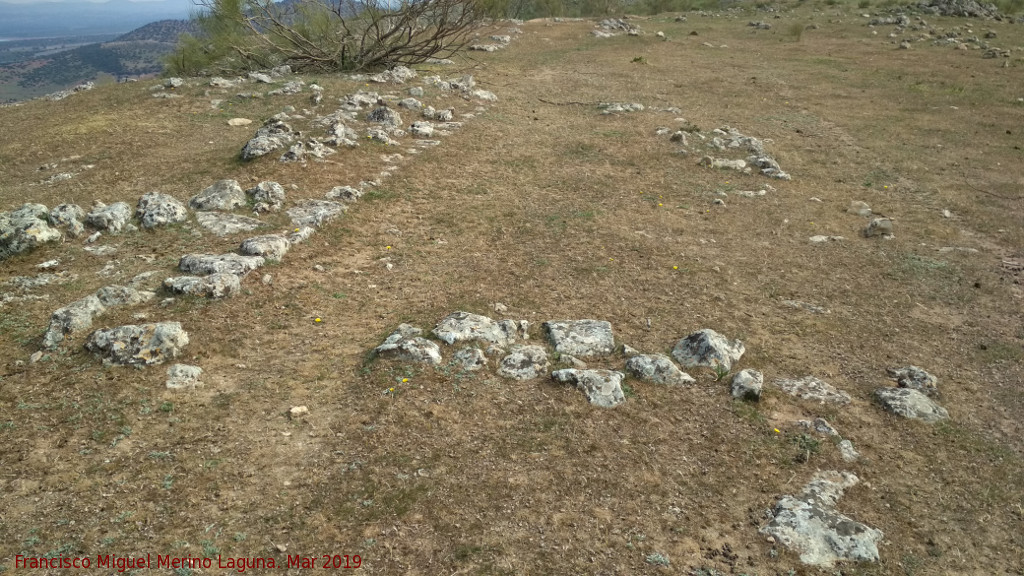 Oppidum de Giribaile. Muralla Norte - Oppidum de Giribaile. Muralla Norte. 