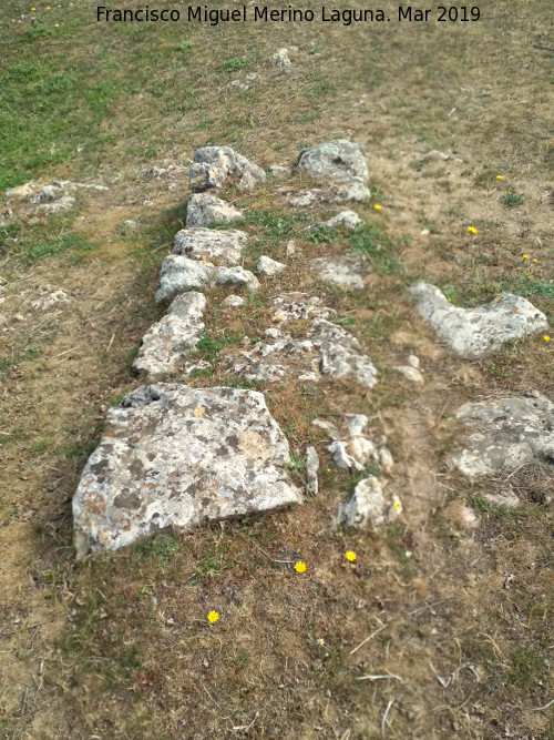 Oppidum de Giribaile. Muralla Norte - Oppidum de Giribaile. Muralla Norte. 