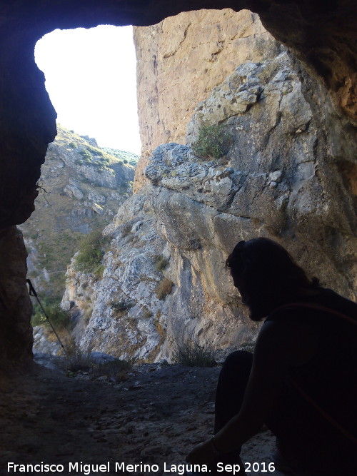 Pinturas rupestres de la Cueva Escondida de los Caones - Pinturas rupestres de la Cueva Escondida de los Caones. 