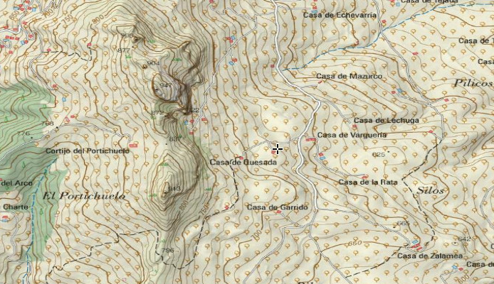 Casera de Torrequebrada - Casera de Torrequebrada. Mapa