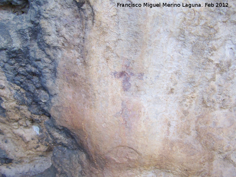 Pinturas rupestres del Poyo de los Machos - Pinturas rupestres del Poyo de los Machos. Panel