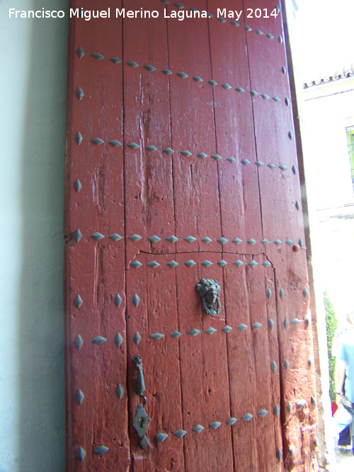 Casa de la Calle La Palma n 3 - Casa de la Calle La Palma n 3. Puertas de clavazn