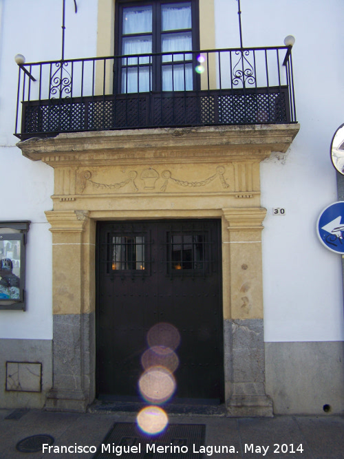 Casa de la Calle Lineros n 30 - Casa de la Calle Lineros n 30. Portada