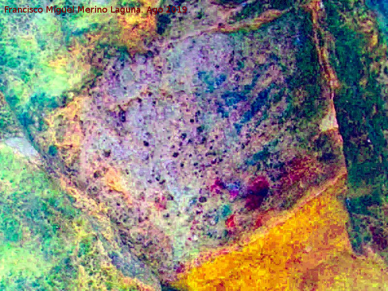 Pinturas rupestres de la Cueva de Ro Fro - Pinturas rupestres de la Cueva de Ro Fro. Tratada con Dstretch