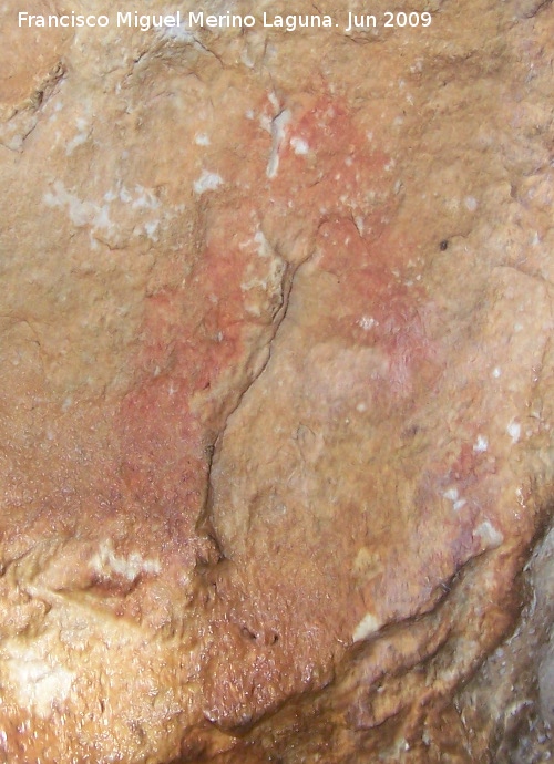 Pinturas rupestres de la Cueva de Ro Fro - Pinturas rupestres de la Cueva de Ro Fro. Figura oval