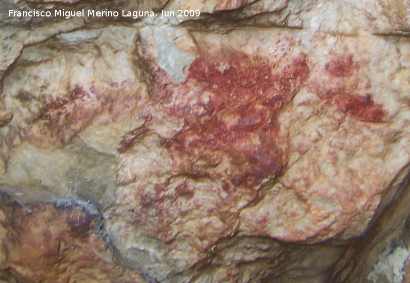 Pinturas rupestres de la Cueva de Ro Fro - Pinturas rupestres de la Cueva de Ro Fro. Figura indeterminada