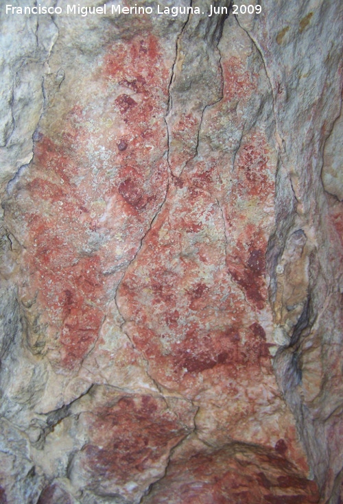 Pinturas rupestres de la Cueva de Ro Fro - Pinturas rupestres de la Cueva de Ro Fro. Manchas