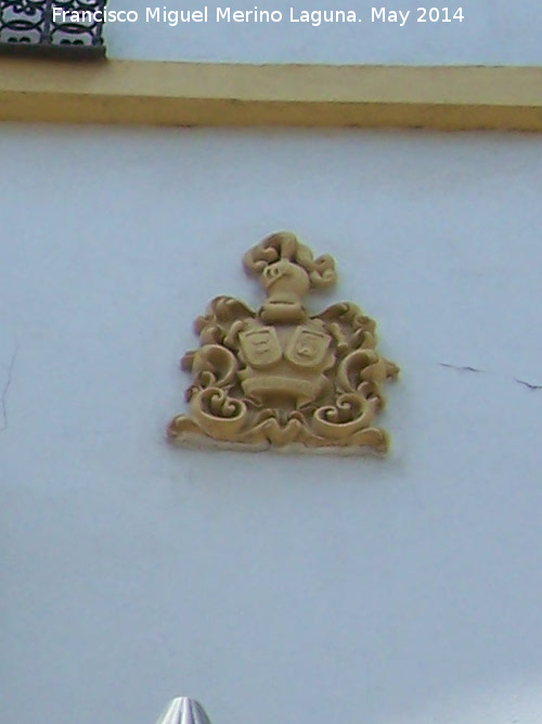 Casa de la Calle Snchez de la Pea n 14 - Casa de la Calle Snchez de la Pea n 14. Escudo