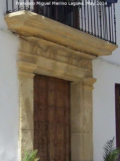 Casa de la Calle Snchez de la Pea n 6 - Casa de la Calle Snchez de la Pea n 6. Portada