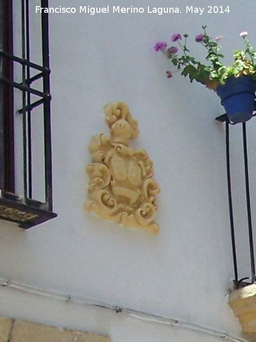 Casa de la Calle Snchez de la Pea n 6 - Casa de la Calle Snchez de la Pea n 6. Escudo