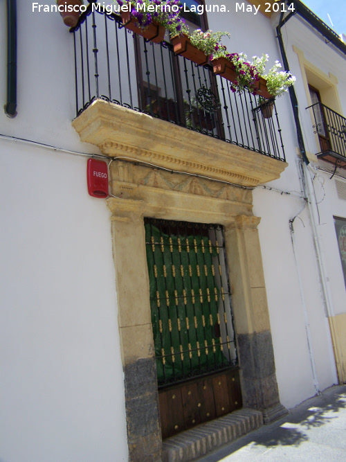 Casa de la Calle Snchez de la Pea n 4 - Casa de la Calle Snchez de la Pea n 4. Portada