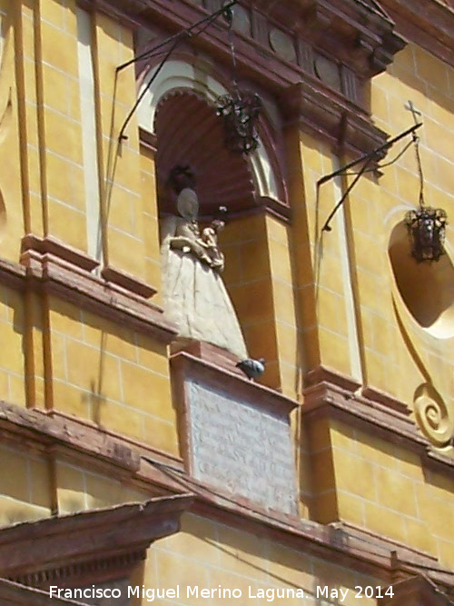 Ermita del Socorro - Ermita del Socorro. Hornacina