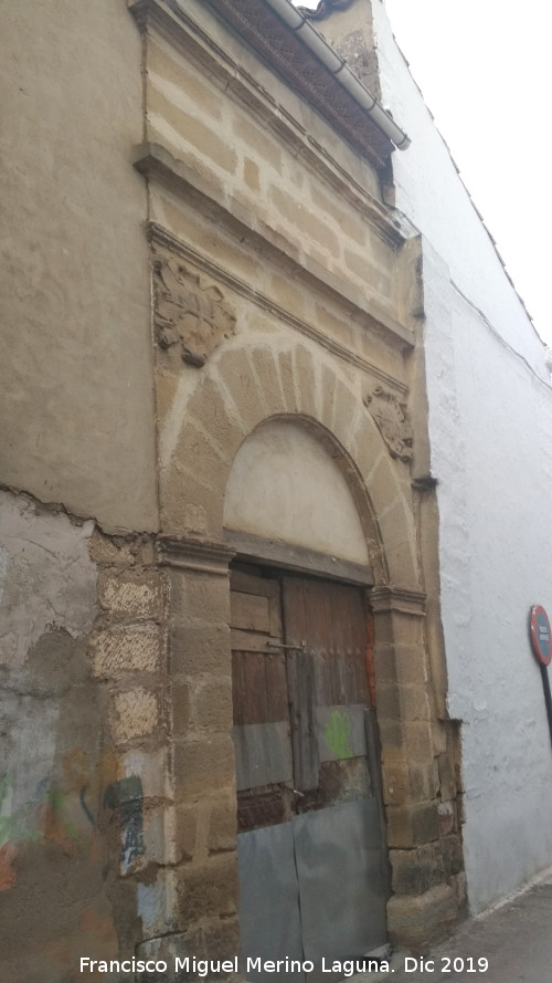 Casa de la Calle Torno Monjas n 37 - Casa de la Calle Torno Monjas n 37. Portada