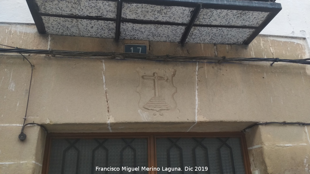 Casa de la Calle el Trapero n 17 - Casa de la Calle el Trapero n 17. Dintel
