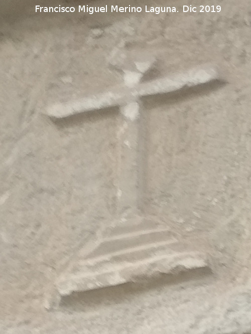 Casa de la Calle Horno Muoz n 19 - Casa de la Calle Horno Muoz n 19. Cruz