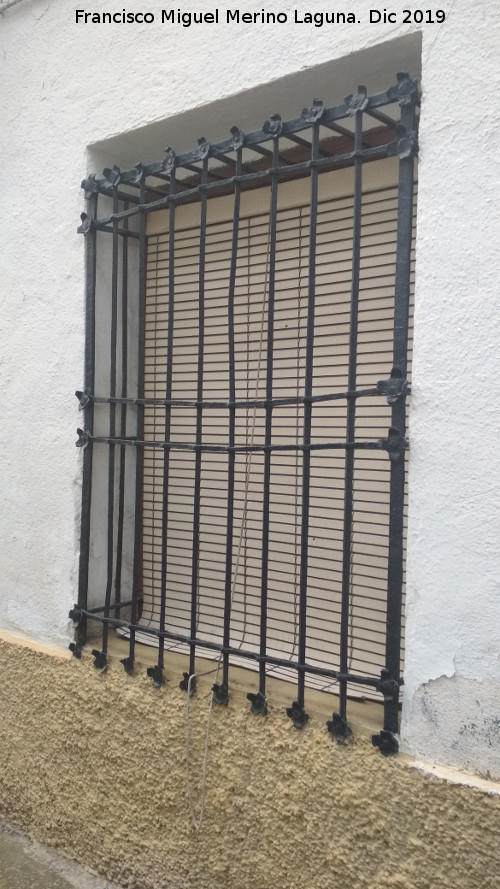Casa de la Calle Doctor Ojeda n� 38 - Casa de la Calle Doctor Ojeda n� 38. Reja de rosetas