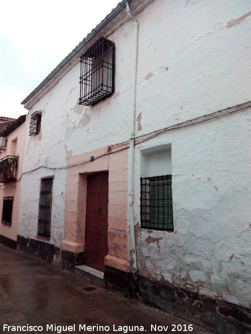 Casa de la Calle San Juan de la Cruz n° 7 - Casa de la Calle San Juan de la Cruz n° 7. Fachada