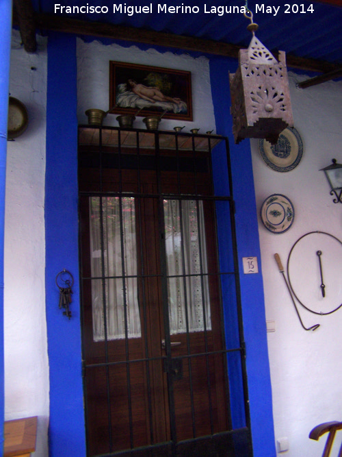 Casas de la Calle Marroques n 6 - Casas de la Calle Marroques n 6. Puerta de una de las casas