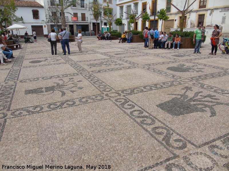 Plaza de San Agustn - Plaza de San Agustn. Mosaicos