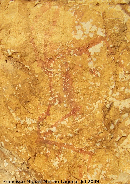 Pinturas rupestres del Poyo de la Mina II - Pinturas rupestres del Poyo de la Mina II. Cabras