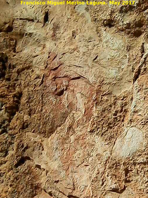 Pinturas y petroglifos rupestres de la Llana II - Pinturas y petroglifos rupestres de la Llana II. Pinturas superiores
