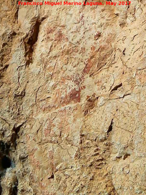 Pinturas y petroglifos rupestres de la Llana II - Pinturas y petroglifos rupestres de la Llana II. Pinturas inferiores