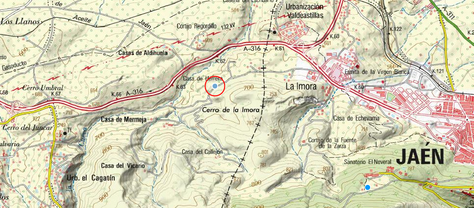 Cortijo de Herrera - Cortijo de Herrera. Mapa