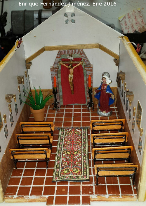 Ermita del Cristo del Perdn de la Asomada - Ermita del Cristo del Perdn de la Asomada. Maqueta de Enrique Fernndez Jimnez