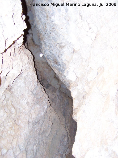 Cueva del Poyo de la Mina - Cueva del Poyo de la Mina. Techo