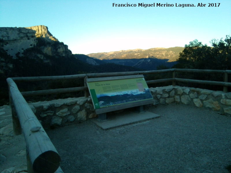 Mirador Poyos de la Mesa - Mirador Poyos de la Mesa. 