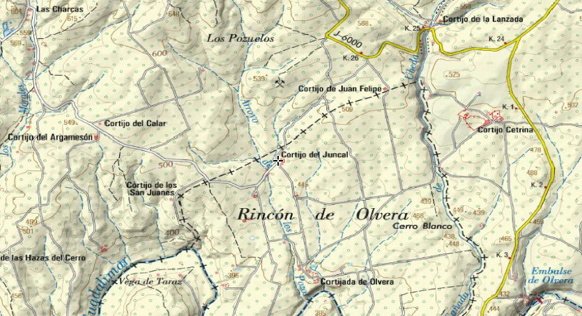 Cortijo del Juncal - Cortijo del Juncal. Mapa